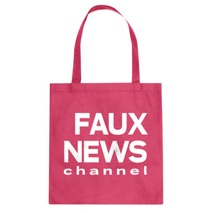 Tote Faux News Canvas Tote Bag