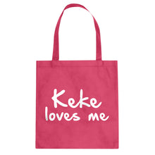 Keke Loves Me Cotton Canvas Tote Bag