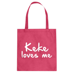 Keke Loves Me Cotton Canvas Tote Bag