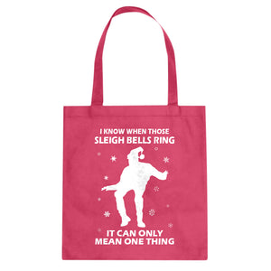 Tote When Those Sleigh Bells Ring (was 3109) Canvas Tote Bag