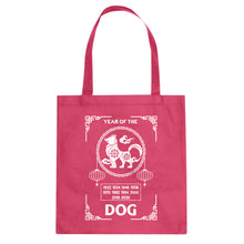 Tote Year of the Dog Canvas Tote Bag
