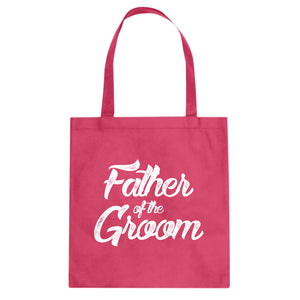 Father of the Groom Cotton Canvas Tote Bag