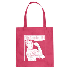 Tote Rosie the Riveter Canvas Tote Bag