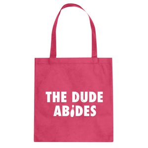 THE DUDE ABIDES Cotton Canvas Tote Bag