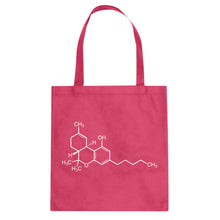 Tote THC Molecule Canvas Tote Bag