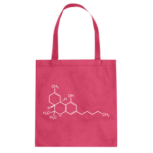 Tote THC Molecule Canvas Tote Bag