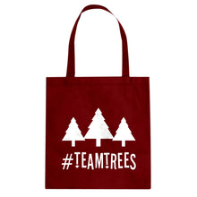 TEAM TREES Cotton Canvas Tote Bag