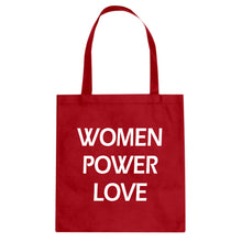 Tote Women Power Love  Canvas Tote Bag