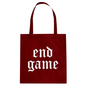 End Game Cotton Canvas Tote Bag