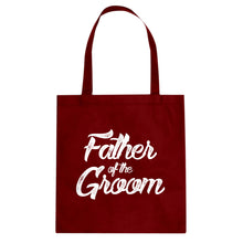 Father of the Groom Cotton Canvas Tote Bag