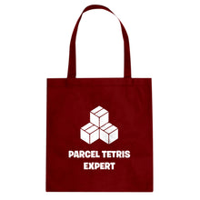 Parcel Tetris Expert Cotton Canvas Tote Bag