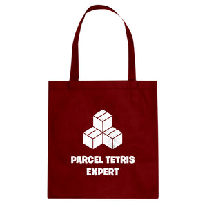 Parcel Tetris Expert Cotton Canvas Tote Bag