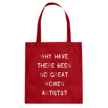 Tote No Great Women Artists Canvas Tote Bag