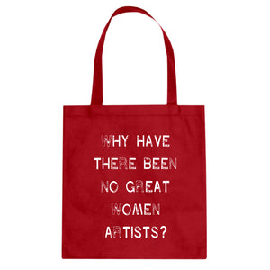 Tote No Great Women Artists Canvas Tote Bag