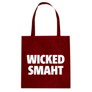 Wicked Smaht Cotton Canvas Tote Bag