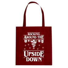 Rocking Around the Upside Down Cotton Canvas Tote Bag