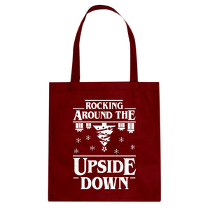 Rocking Around the Upside Down Cotton Canvas Tote Bag