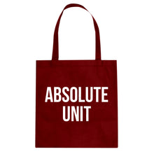 Absolute Unit Cotton Canvas Tote Bag