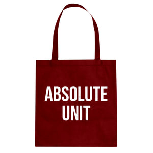 Absolute Unit Cotton Canvas Tote Bag