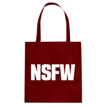 Tote Not Safe for Work Canvas Tote Bag