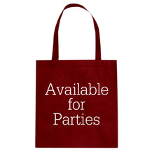 Tote Available for Parties Canvas Tote Bag