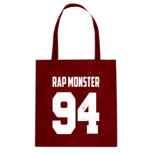 Rap Monster 94 Cotton Canvas Tote Bag
