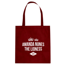 Amanda Nunes the Lioness Cotton Canvas Tote Bag