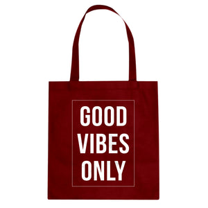 Tote Good Vibes Only Canvas Tote Bag