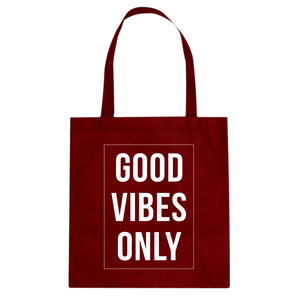Tote Good Vibes Only Canvas Tote Bag