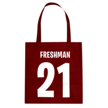 Freshman 21 Cotton Canvas Tote Bag