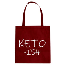 KETO -ish Cotton Canvas Tote Bag
