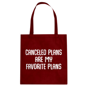Tote Canceled Plans Canvas Tote Bag