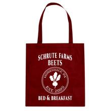 Shrute Beets Cotton Canvas Tote Bag
