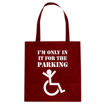Tote Disabled Parking Canvas Tote Bag