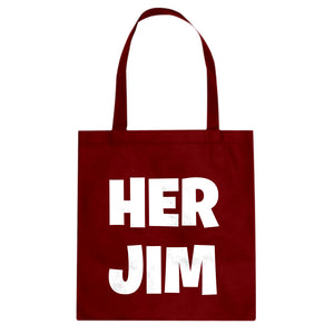 Her Jim Cotton Canvas Tote Bag