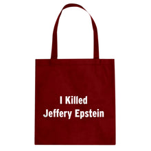 I Killed Jeffrey Epstein Cotton Canvas Tote Bag