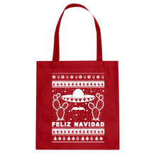 Tote Feliz Navidad Canvas Tote Bag