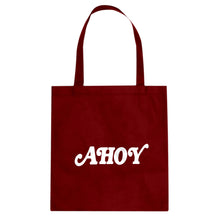 Ahoy Cotton Canvas Tote Bag