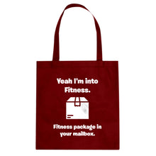 Fitness Package in your Mailbox Cotton Canvas Tote Bag