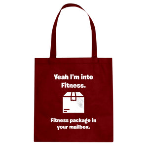 Fitness Package in your Mailbox Cotton Canvas Tote Bag