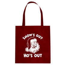Snows Out Ho's Out Cotton Canvas Tote Bag