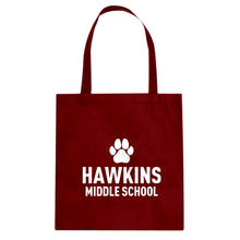 Hawkins Middle School Cotton Canvas Tote Bag
