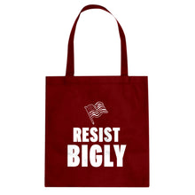 Tote Resist Bigly Canvas Tote Bag