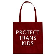Protect Trans Kids Cotton Canvas Tote Bag