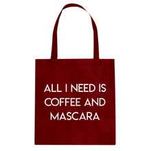 Tote All I need is Coffee and Mascara Canvas Tote Bag