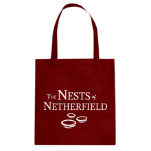 The Nests of Netherfield Cotton Canvas Tote Bag
