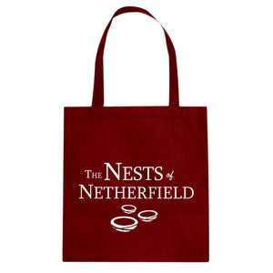The Nests of Netherfield Cotton Canvas Tote Bag