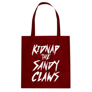 Kidnap the Sandy Claws Cotton Canvas Tote Bag