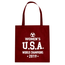 World Soccer Champs 2019 Cotton Canvas Tote Bag