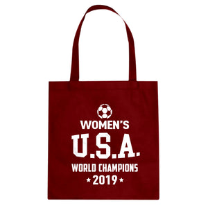 World Soccer Champs 2019 Cotton Canvas Tote Bag